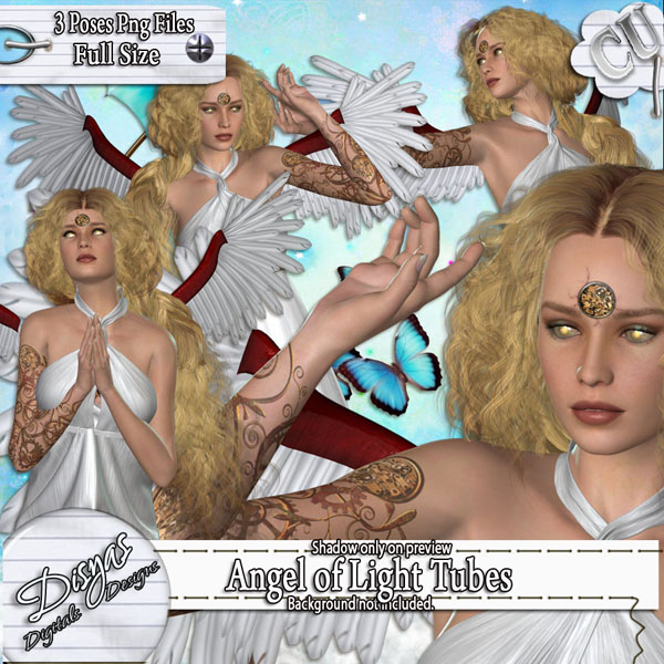 ANGEL OF LIGHT TUBE PACK - CU - Click Image to Close